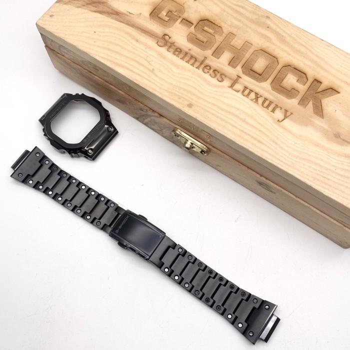 G-Shock Casing G-Shock Dw-5600 Stainless Black Case Hanya Casing Tidak Termasuk Jam Tangan
