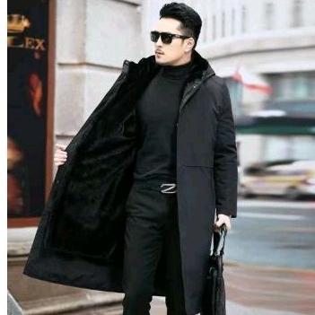 produk baru jubah coat / matel bulu/jubah pria long coat/jaket