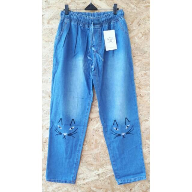 Produk Meong Pants / Persia Pants / Baggy Kucing / Boyfriend Kucing /