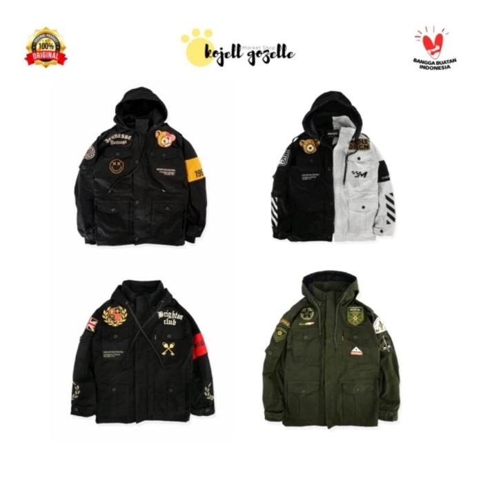produk baru Memphis Parka Jacket - Skinnedbear / Chronicle / Brighton
