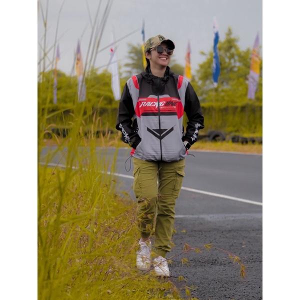 produk baru Jaket Racing Line Original Parasut Waterproof 132 SILAHKAN