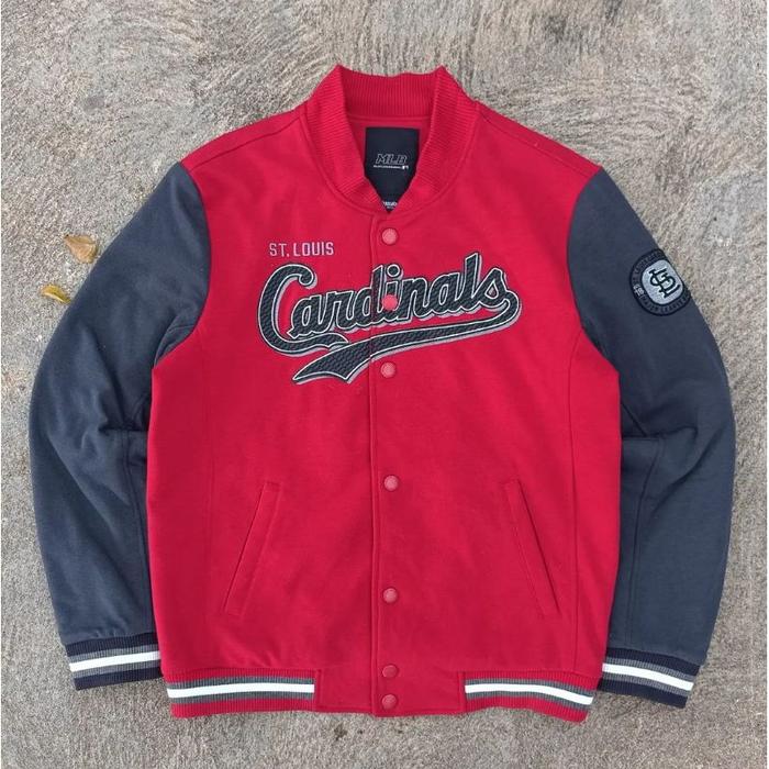 produk baru Varsity Baseball Jacket MLB St. Louis Cardinals SILAHKAN
