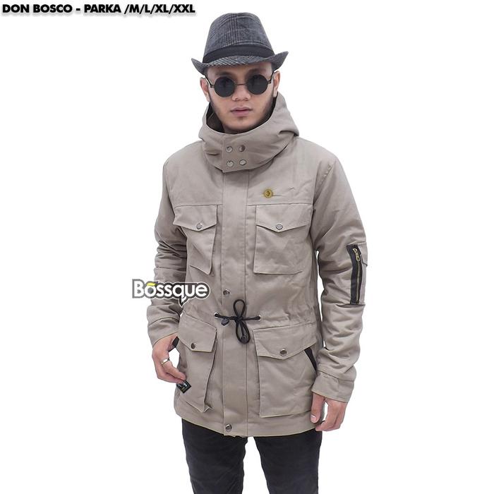 produk baru Bossque - Don Bosco Parka Original Pria Wanita - M L XL