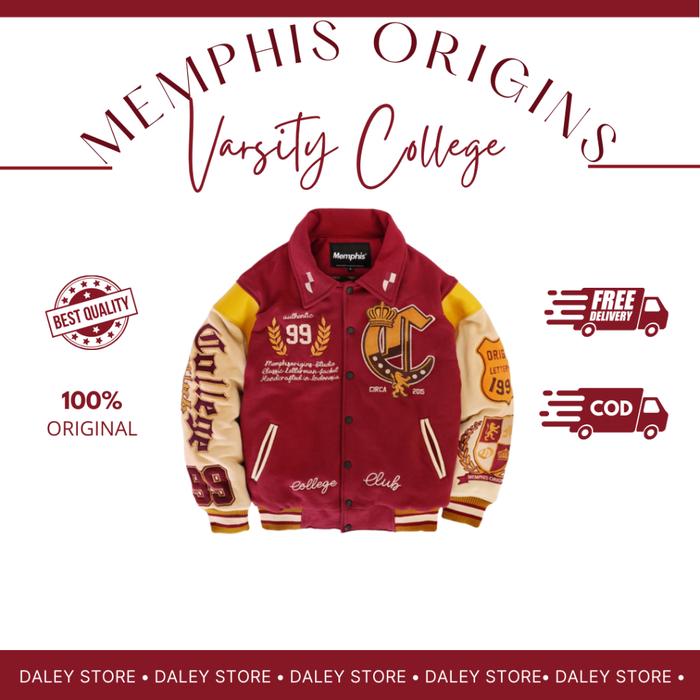 produk baru MEMPHIS ORIGINS VARSITY COLLEGE [ORIGINAL] SILAHKAN DI