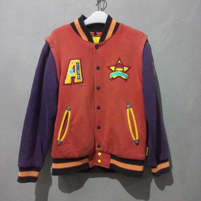 produk baru Varsity Vest Elstinko Jacket Rompi Pria Wanita elstinco