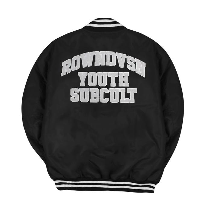 produk baru Rowndvsn Jacket Black- Wolfie Black Varsity Rown Division