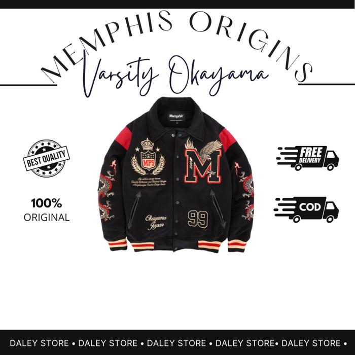 produk baru MEMPHIS ORIGINS VARSITY OKAYAMA [ORIGINAL] SILAHKAN DI