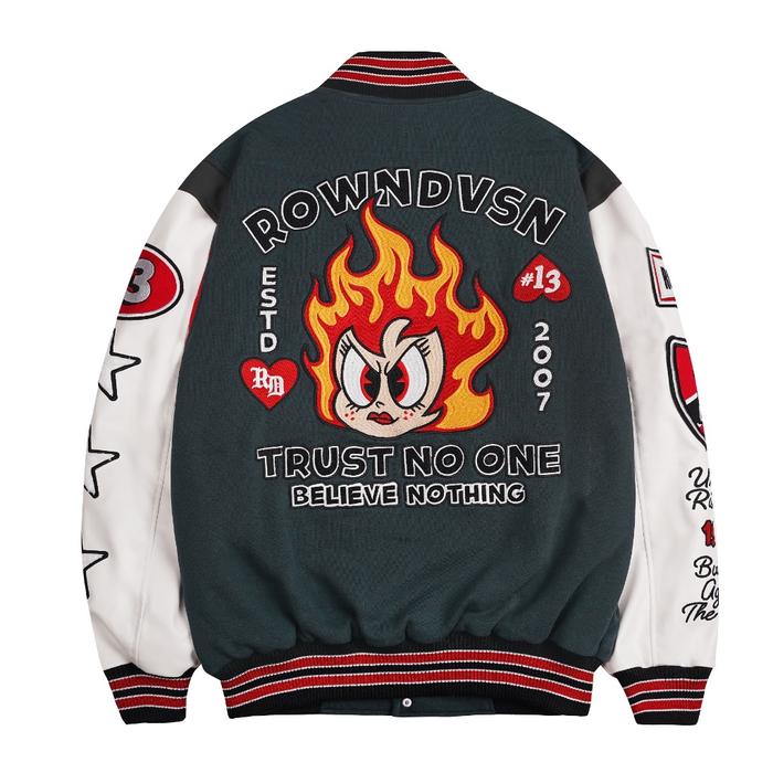 produk baru Rown Division Official Varsity Jacket - Rowndvsn Jaket