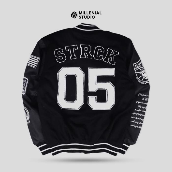 produk baru Varsity Jacket Liberty 05 Liberty V2 Black Southerntrack |