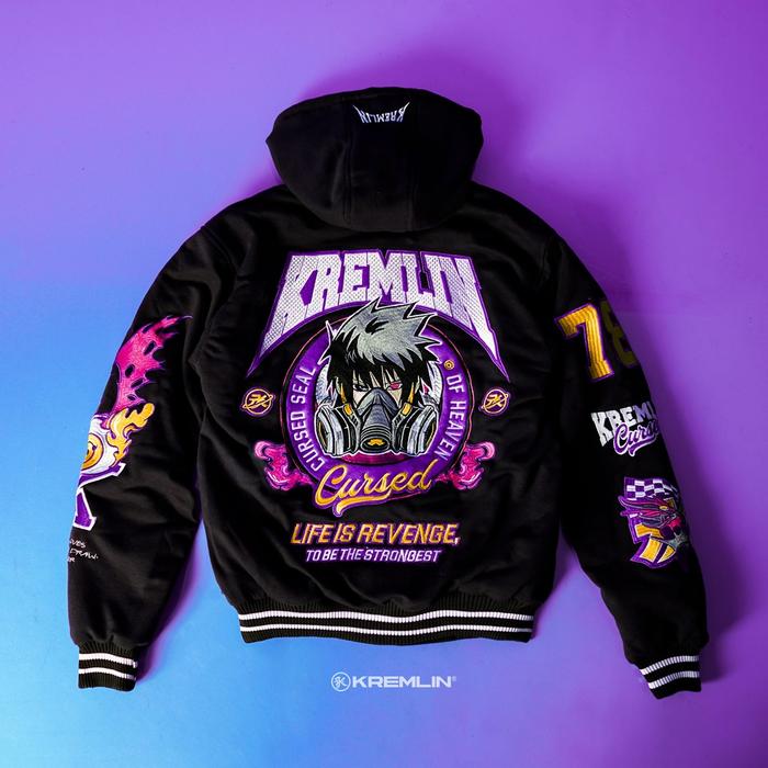produk baru KREMLIN Varsity Hoodie Jacket - Revenge SILAHKAN DI ORDER