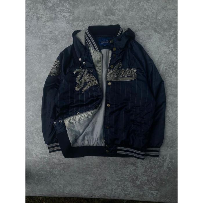 produk baru jaket jacket varsity mlb yankees original like new branded