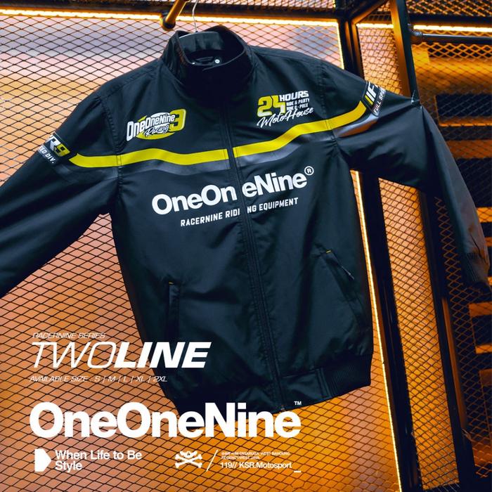 produk baru JACKET RACERNINE TWOLINE BLACK SERIES | KSR ONEONENINE