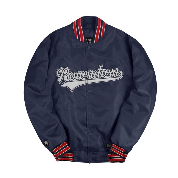 produk baru Rowndvsn Jacket Navy - Bonnie Navy Varsity Rown Division -