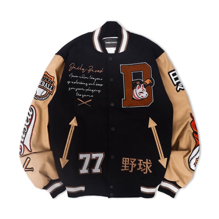 produk baru DAILYBASED | Varsity Jacket Strike SILAHKAN DI ORDER