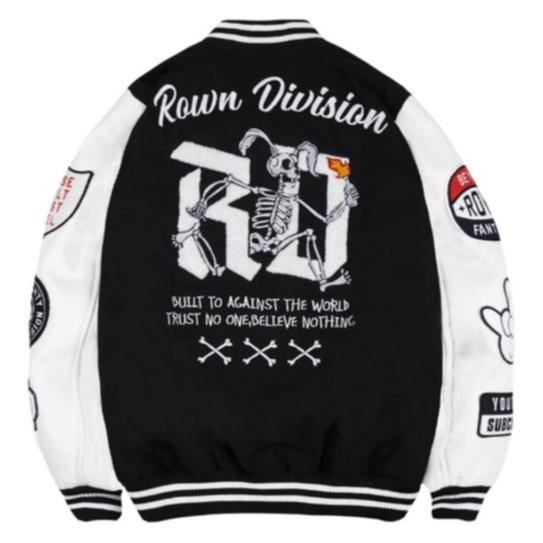 produk baru Rown Division Storage Jacket Varsity - ROWNDVSN Revolt