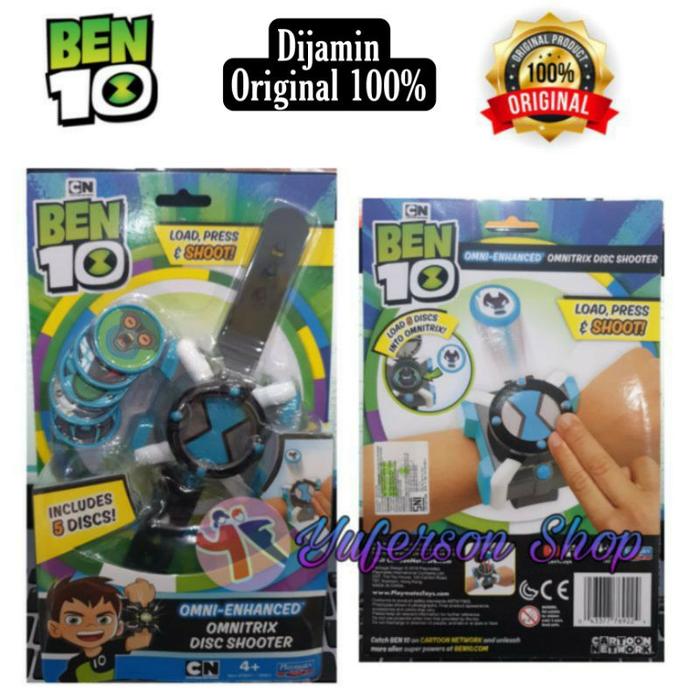 Jam Ben 10 Enchanced Omnitrix Disc Shooter - Jam Mainan Anak Ben 10
