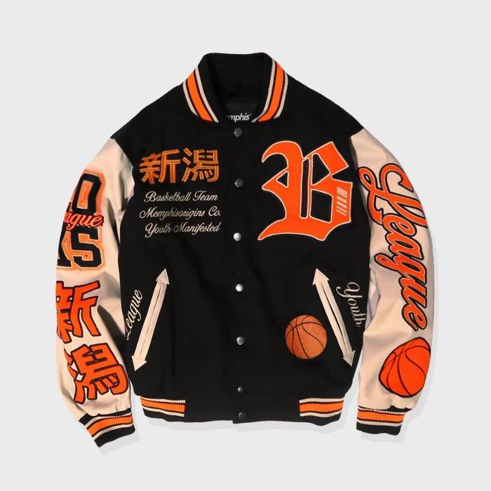 produk baru VARSITY JACKET - LEAGUE / OKINAWA (MEMPHIS ORIGINS)