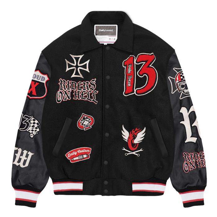 produk baru DAILYBASED | Varsity Jacket Riders SILAHKAN DI ORDER