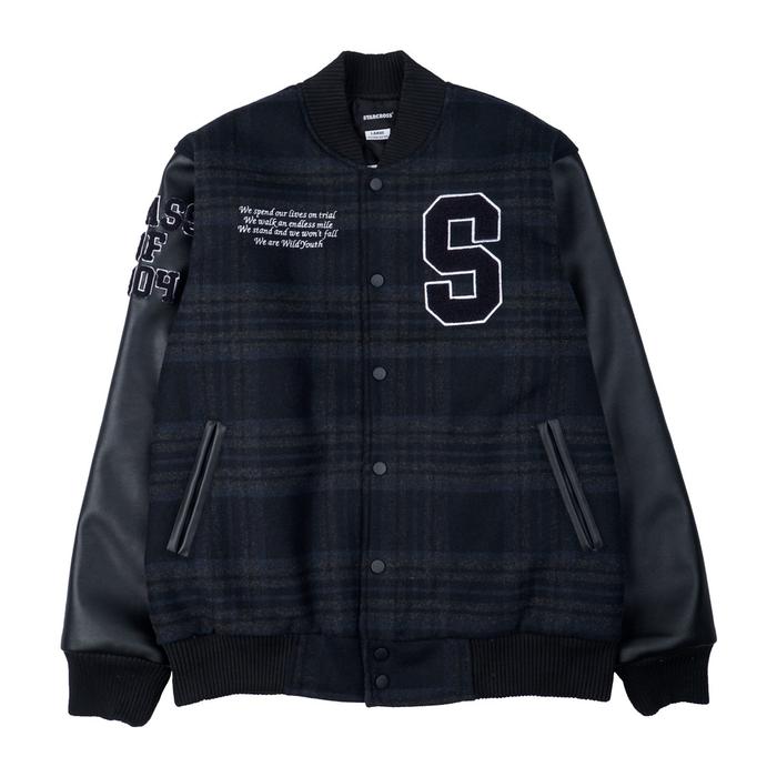 produk baru STARCROSS Jaket Varsity - JS VR 101 - Black SILAHKAN DI