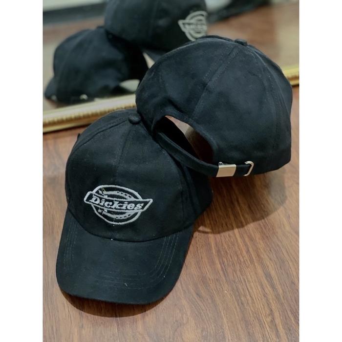 Produk TOPI BASEBALL DICKIES HITAM BORDIR PUTIH Barang Berkwalitas