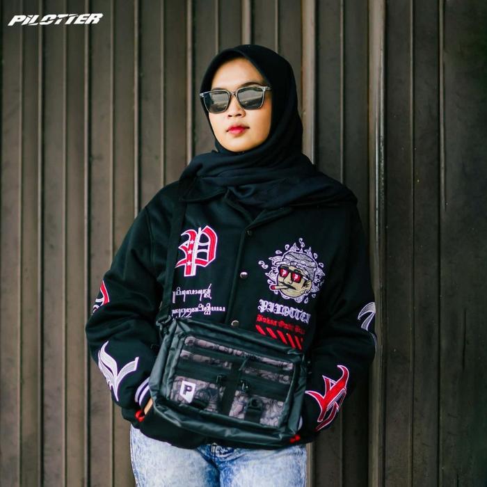 produk baru JAKET PILOTTER VARSITY BANDANA ORIGINAL LIMITED EDITION