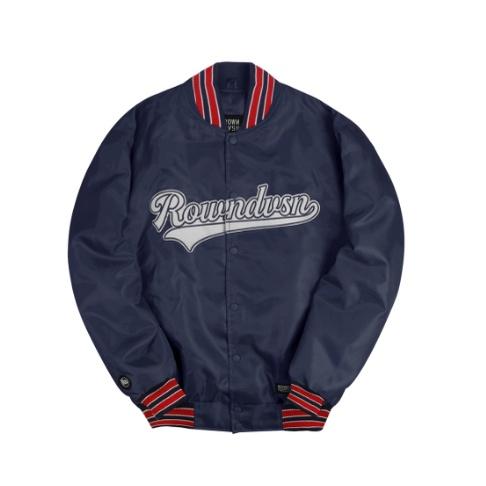 produk baru Rown Division Jaket Varsity Navy - ROWNDVSN Bonnie Navy