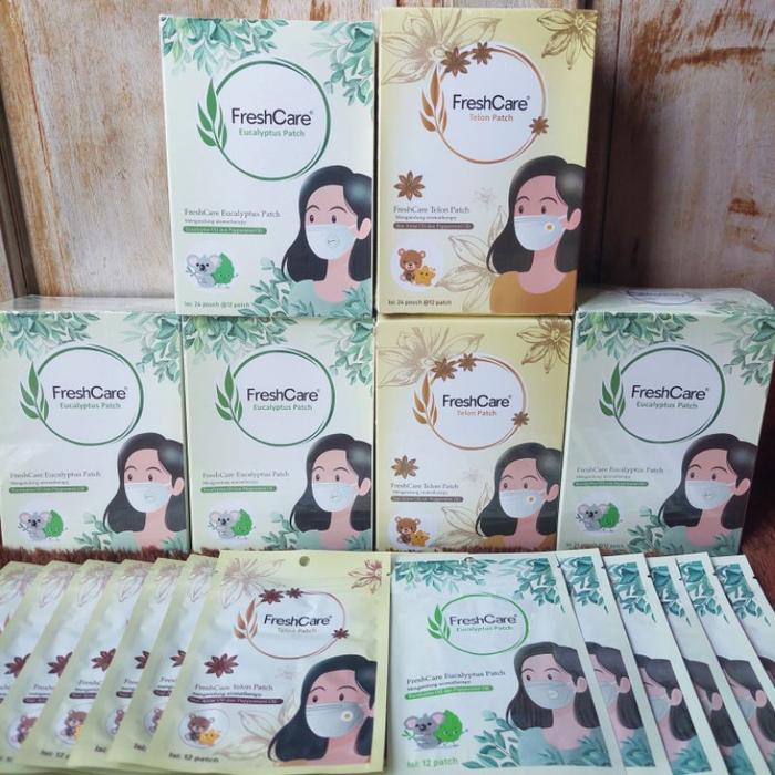 Terbaik FRESH CARE Eucalyptus Patch grosir 1 box Isi 24pak / FRESHCARE