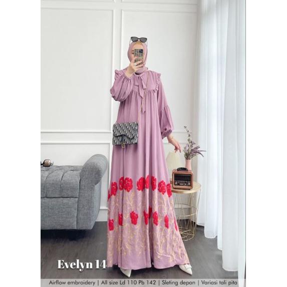 good (SIAP KIRIM ) READY STOK EVELYN 14 DRESS ORI GLZ