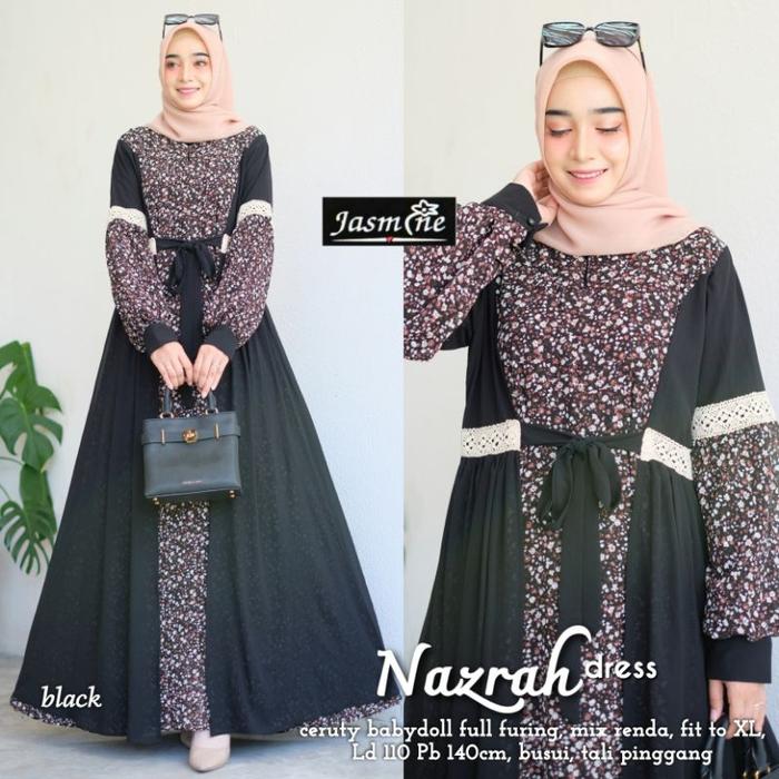 Terbaik READY STOK NAZRAH DRESS ORI LABEL JASMINE