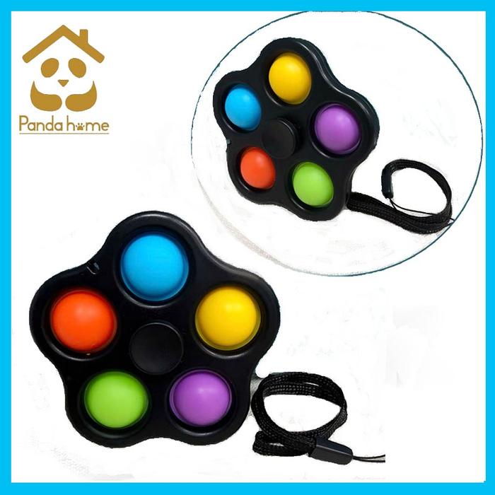 Panda Home Spinner Pop It Mainan Spinner 5 Pop It
