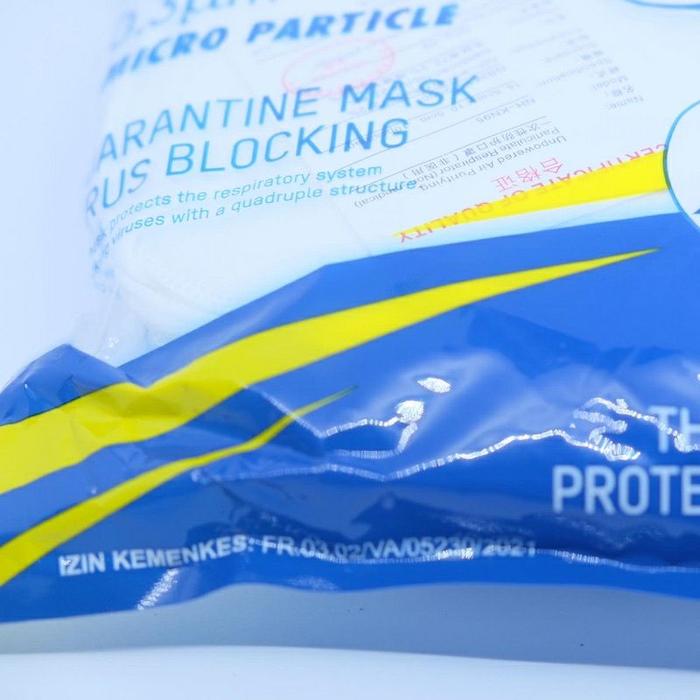10PCS MASKER KN95 KEMENKES XTRA 5PLY EMBOS / MASKER KN95 ISI 10PCS