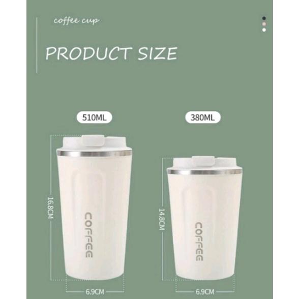 Panda Home Termos Kopi Travel Mug Stainless Steel BPA Free