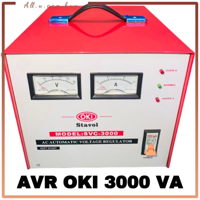 Stabilizer OKI AVR 3000 Watt 1 Phase