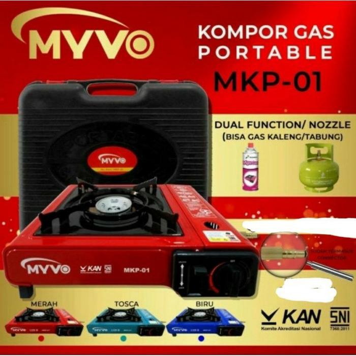 KOMPOR GAS PORTABLE MYVO MKP-01 SNI