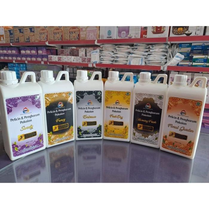 PARFUM LAUNDRY BRM / PELICIN DAN PENGHARUM PAKAIAN MAWAR 1 LITER