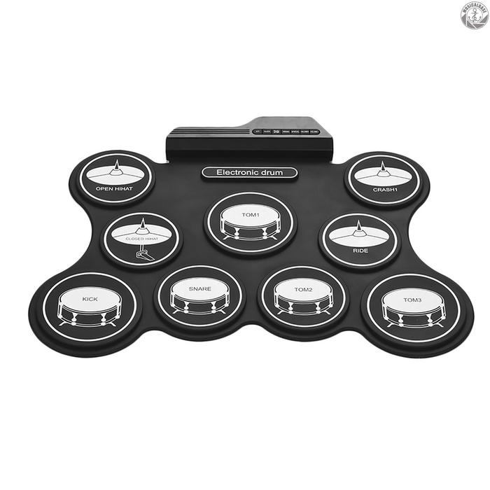 [In Stock] Portable USB Roll Up Drum Kit Digital Electronic Drum Set