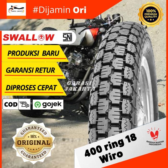 Ban Luar Motor Ring 18 400 Swallow Japstyle Wiro Ring 18 400