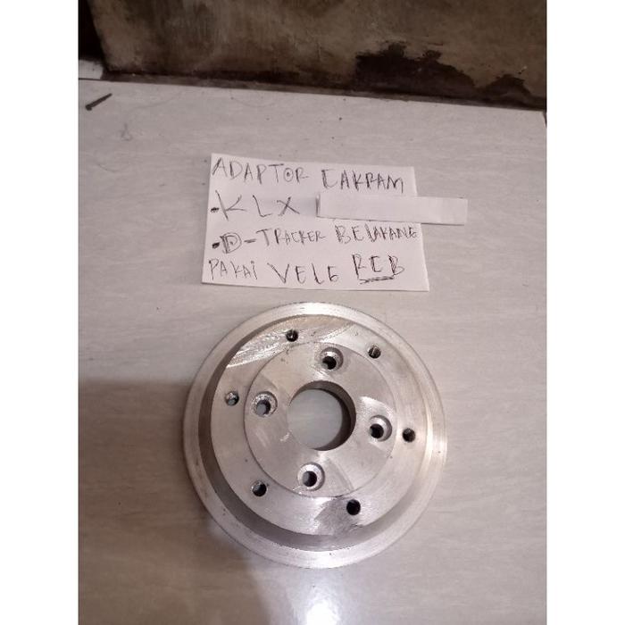 Adaptor Cakram Belakang Kawasaki Klx D-Tracker Pakai Velg Racing Rcb