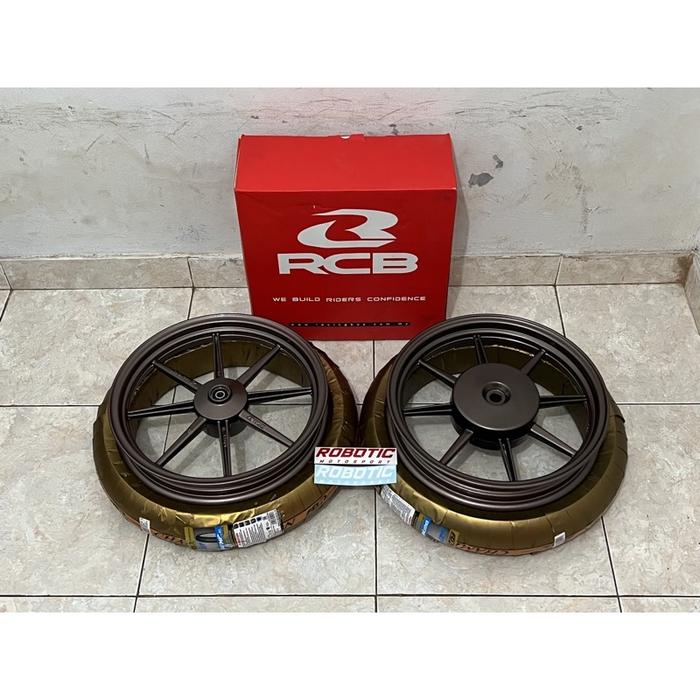 Velg Rcb Sp811 Bronze + Ban Mp27 Honda Scoopy Beat Genio Vario 125