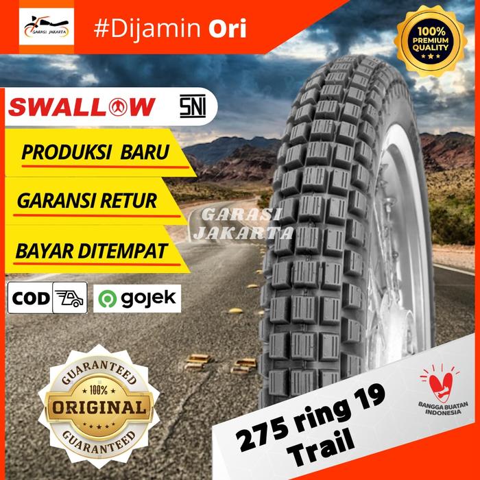 Ban Luar Motor Ring 19 275 Ban Trail Tahu Ring 19 275 Swallow Klx Crf