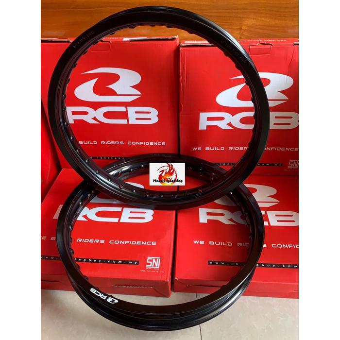 Velg Tk Racing Atau Rcb Ring 18 Dan Ring 14 Black Chrome Silver