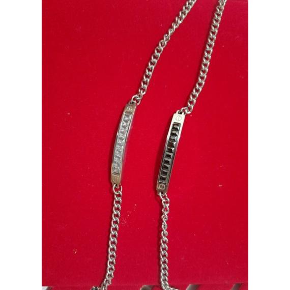gelang model rantai/perhiasan lapis emas/gelang wanita