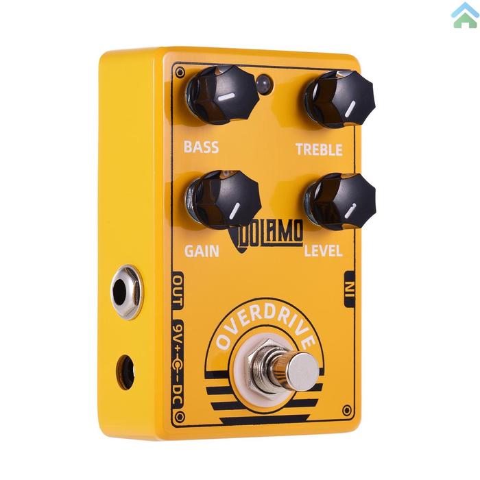 Dolamo D-8 Overdrive Pedal Efek Gitar Dengan Bass Treble Gain Level