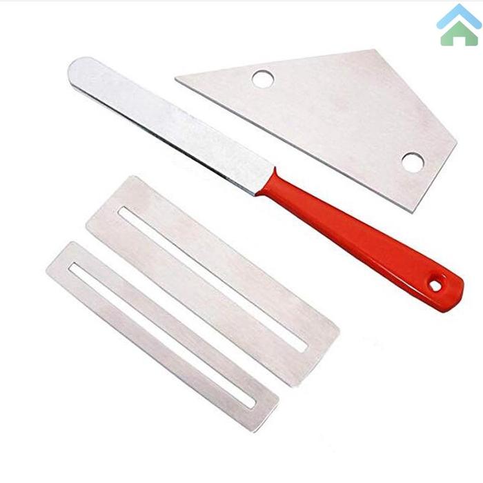Stainless Steel Gitar Fret Poles Kikir Gitar Frets Leveling Penggaris