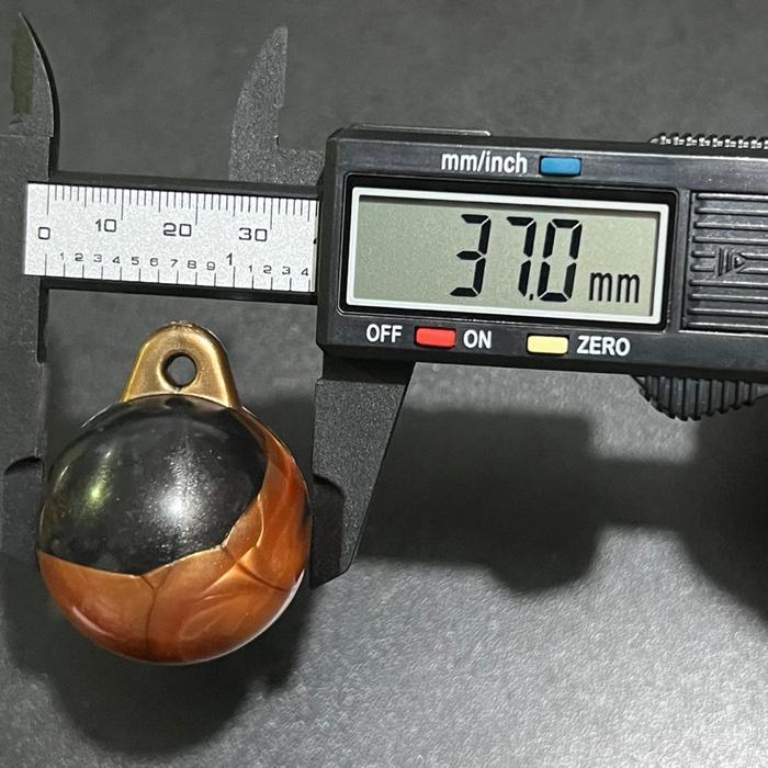 lato - lato tali motif hitam keramik 37.0mm 1pasang
