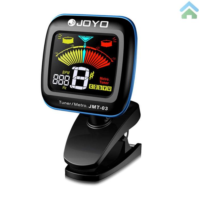 Joyo JMT-03 Tuner Gitar Portable Metronome Digital Tuner Clip Mic