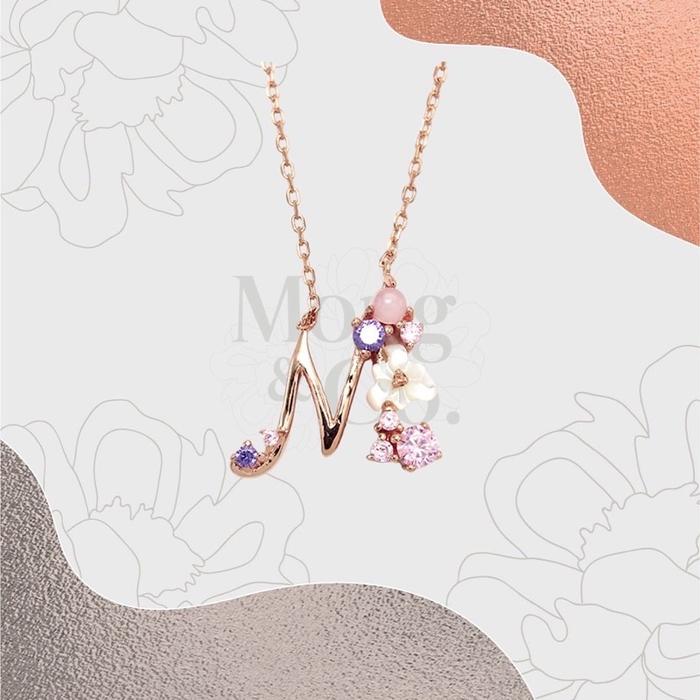 Mong&Co. S925 Letters Necklace Collection - Kalung