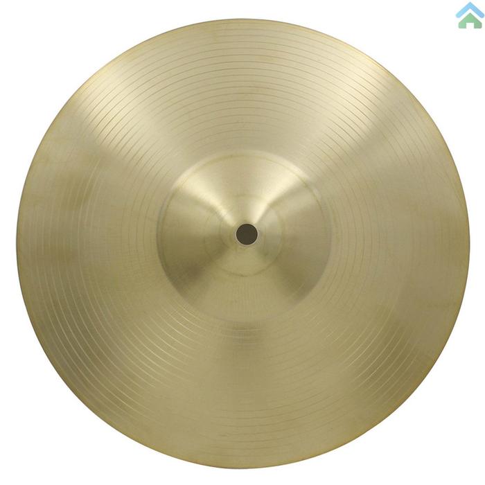 Simbal Hi-Hat Ride Crash Bahan Alloy 18 Kuningan Untuk Drum Set