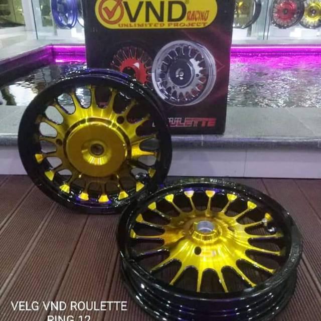 Velg Racing Vnd Roulette Ring 12& 14 Inch - Beat / Scoopy / Spacy /
