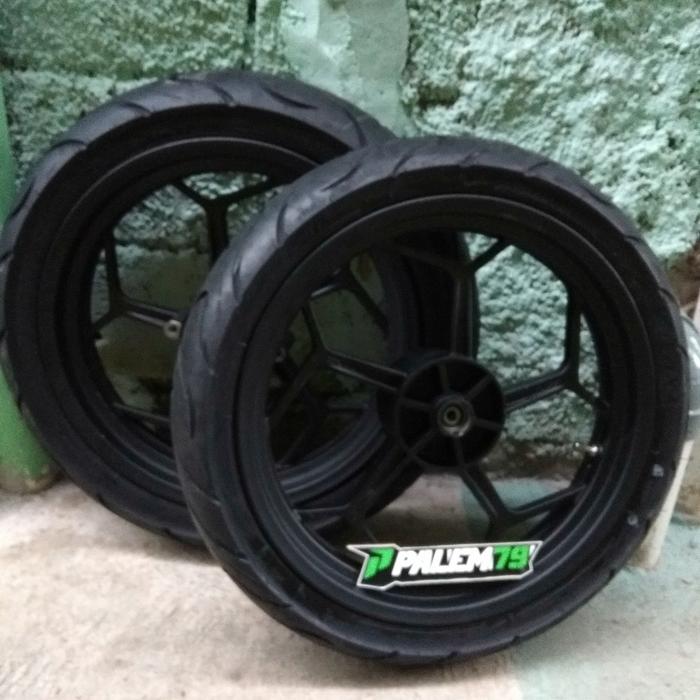 Wheelset Velg Racing Supermoto Klx 150 S L Bf Dtracker - Paket Ban